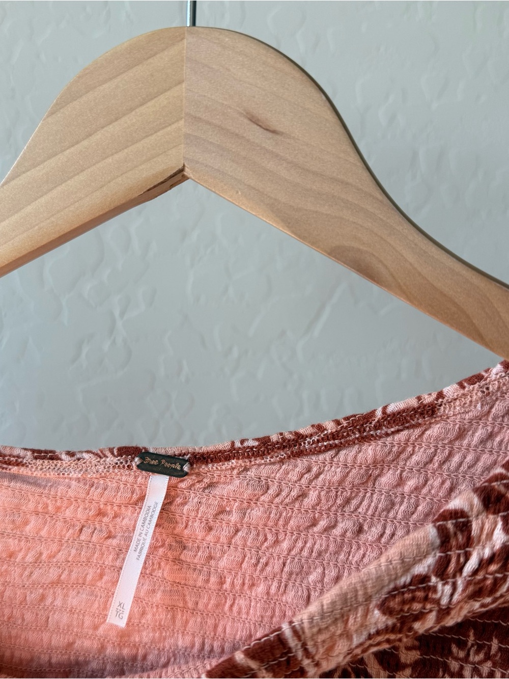 FREE PEOPLE Shea Top / Apricot Combo - Picture 7 of 8